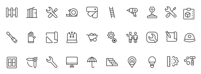 Comprehensive Engineering Icon Set: Precision-crafted icons for mechanical, civil, electrical, and software engineering projects.