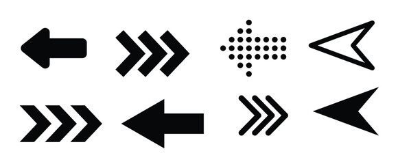 different arrow icon collection