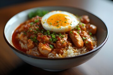 A Balanced & Delicious Chicken Rice Bowl