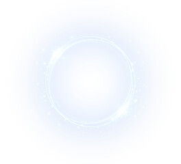 An elegant PNG overlay with a stunning golden circle design, ideal for enhancing festive photo effects