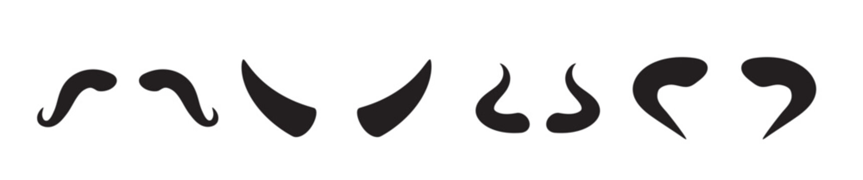 Devil horn Vector icon design illustration 