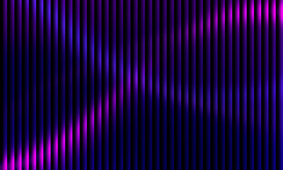 Dynamic abstract vertical stripes with vibrant blue and pink neon light gradient background