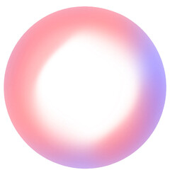 Abstract Circular Blue and Pink Gradient Element