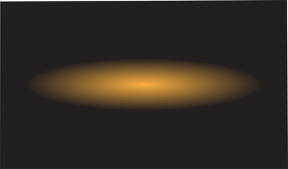 The image features a striking visual of a blurred golden yellow oval set against a deep black background. The oval's design creates a captivating focal point, drawing the viewer's eye to its vibrant