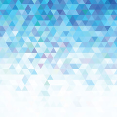 Blue geometric abstract double triangle background template. eps 10