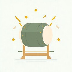 Wine and oil barrels 3D vector illustration for global business symbol object