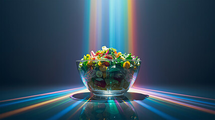 Refraction Light Salad