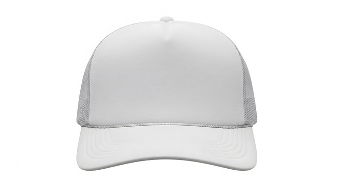 Blank Trucker Hat Mockup &ndash; Front View High-Quality PSD
