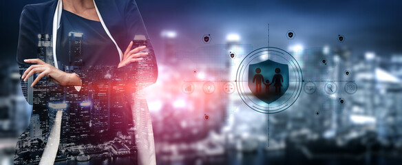 Global family protection and life insurance plan. A solution providing financial security and legal...