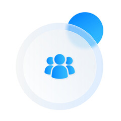 Business Infographic Button UI UX Bubble Blur Website Asset Element Template Frosted Glass Glasmorphism Style Eps Svg	