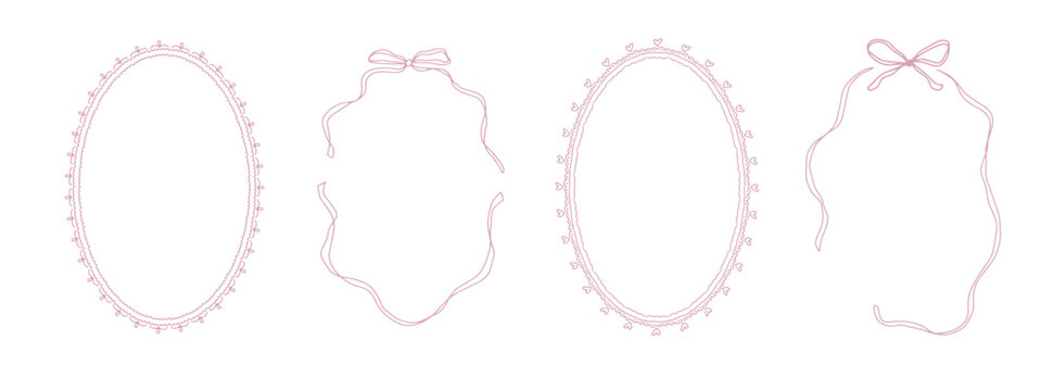 Vintage Lace Frame Set for Romantic Creations