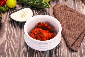 Indian cuisine - hot Fish Tikka