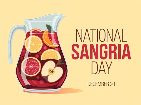 Celebrate national sangria day with a refreshing pitcher of fruit infused wine - Powered by Adobe
