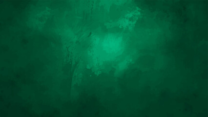 Deep Green Abstract Smoke & Watercolor Texture Background with Dark Emerald Grunge Wash with Soft Light Glow. Moody Horror, Fantasy, or Elegant Digital Backdrop.