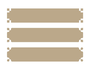 Vintage Decorative Label Banners Retro Badge Vector Set