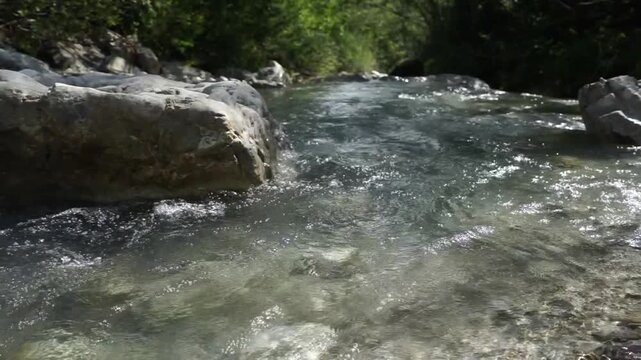 River in the Tyrolean Alps