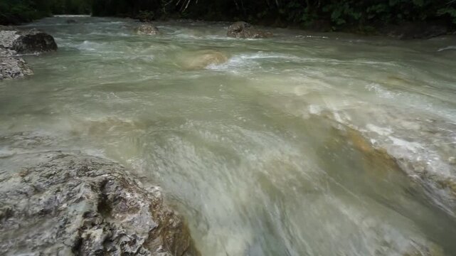 River in the Tyrolean Alps