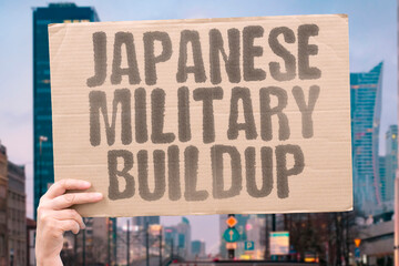 "Japanese Military Buildup" Defense budget increases rapidly. JAPANESE. MILITARY. DEFENSE. BUDGET. INCREASE.