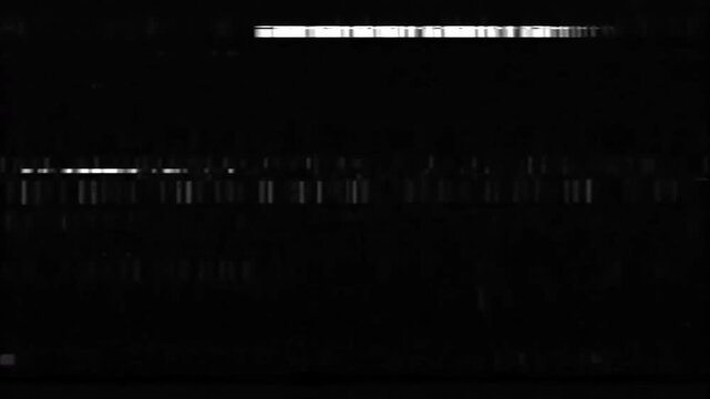 Abstract Vintage VHS Analog Glitch Noise Background with Retro Television Static and Damaged Signal Interference, Digital Error and Screen Distortion Effect