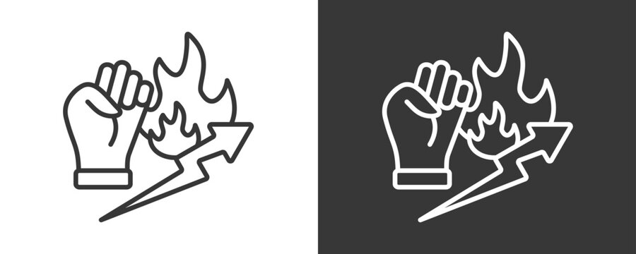 Motivation Icon Set Vector Collection Isolated In Black And White - Powered by Adobe