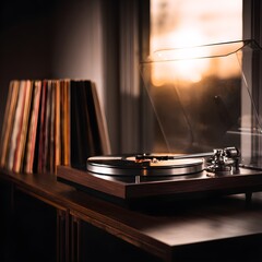 Obraz premium Melodías al Atardecer