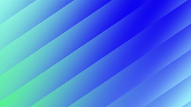Vibrant Abstract Blue Green Geometric Stripes Background Loop