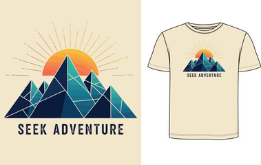 Mountain T Shirt Design