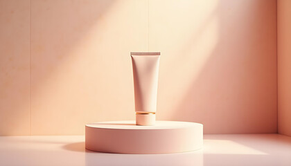 luxury cosmetic medicine packaging mockup