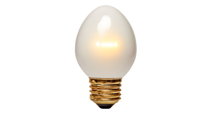 Vintage Edison Bulb, isolated on transparent background