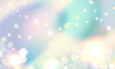 Fototapeta premium くすんだレトロな色合いの背景にランダムに光が散っているイラスト