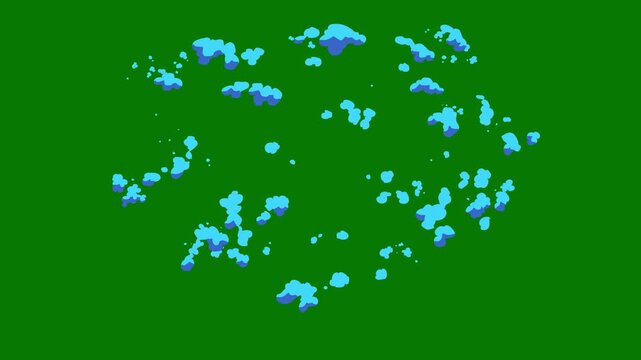 2D Cartoon Smoke Effect (Hand-Drawn FX) | Animation, Dust, Steam, Explosion VFX Elements