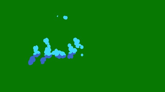 2D Cartoon Smoke Effect (Hand-Drawn FX) | Animation, Dust, Steam, Explosion VFX Elements