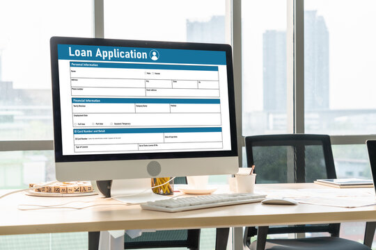 Online loan application form for modish digital information collection on the internet network