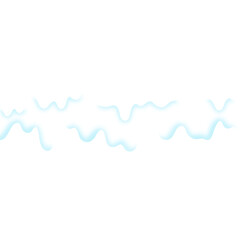 Snow drip border,  snow caps, melting snow edge for Christmas and winter decoration