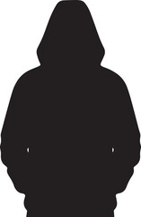 Rear View Silhouette of Businessman in Suit – Professional Figure Vector for Corporate, Identity, and Security Themes