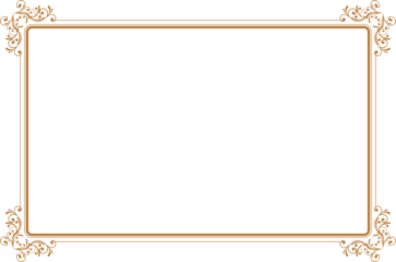 Elements of ornate vintage frames. Border gold on white classic swirls, floral motifs. Design print for greeting cards, wedding invitations, restaurant menu, royal certificates. Set 1417