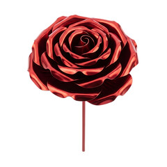 Stunning metallic red rose offers romantic elegance for special occasions