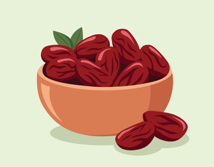 dates in a bowl