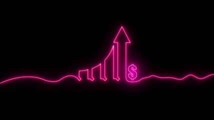 Business graph growth concept with dollar sign hologram investment market money performance plan professional profit progress report Excellent financial status of corporate business rise up.. - Powered by Adobe