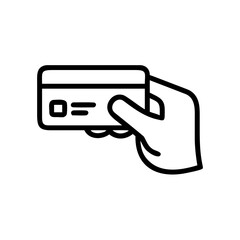 hand holding a credit card