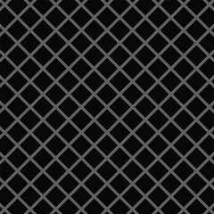 Grid diamond, dark square, geometric lattice, minimal black gray seamless pattern vector illustration, modern retro background, symmetry arrangement.
