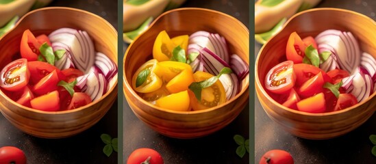 glass, ceramic, bowl, fruits, strawberries, kiwi, bananas, orange slices, healthy, fresh, natural, colorful, vibrant, organic, wholesome, appetizing, culinary, kitchen, still life, food photography
