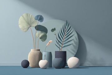 Clean, minimalistic design with a cool color palette, showcasing smooth lines and ample room for impactful messaging and visuals