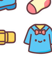 Cute Clothes and Accessories Clipart