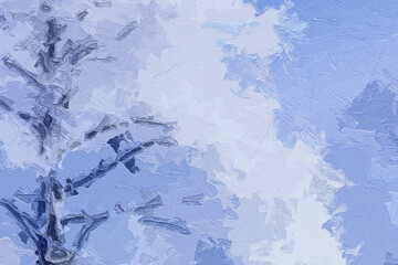 Various oil paintings, flowers, swans, lakes, snowy forests, plum blossoms, chrysanthemums, scenic mountains