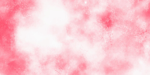 Beautiful abstract color pink texture background on white surface. Grunge and textured banner with free copy space. Modern Red Pink Watercolor Grunge shades background with beautiful natural clouds.	