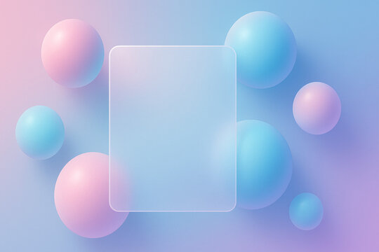 Mobile phone with a blue screen and colorful application icons in a clean vector design