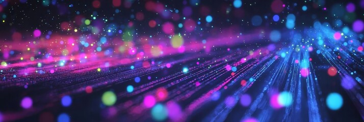 Conceptual imagery illustrating the intersection of big data and artificial intelligence.