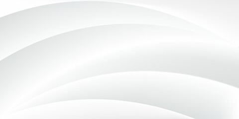 Gray line background curve element with white space for text and message design, overlapping layers, vector illustration
