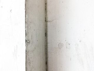 Dirty white wall texture. White cement wall in retro concept. Old concrete background for wallpaper or graphic design. Blank plaster texture in vintage style. Modern house interiors that feel calm